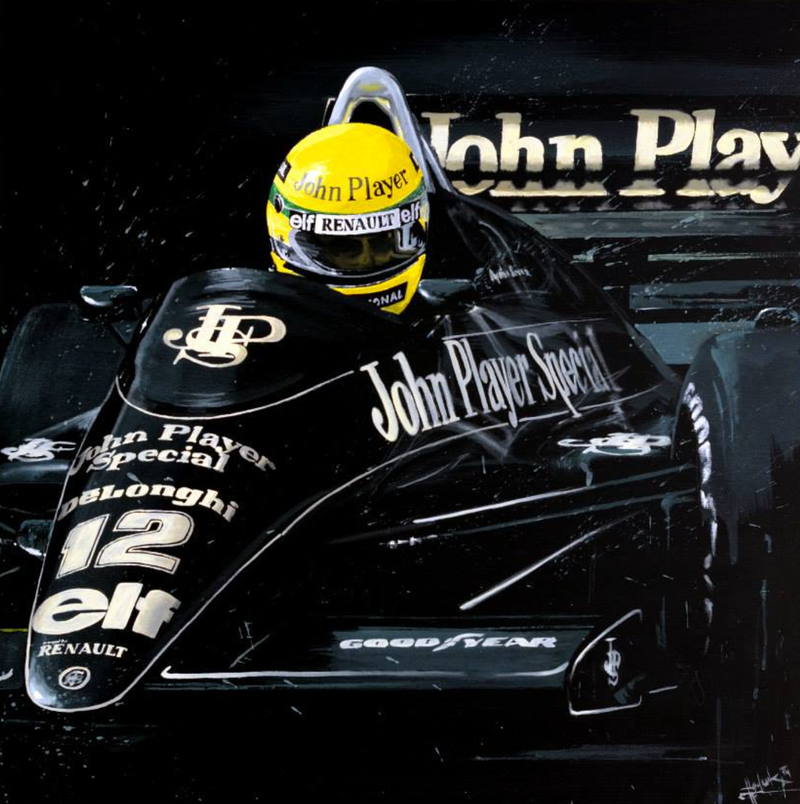 Illustration for article titled The most iconic race cars in history captured in beautiful paintings